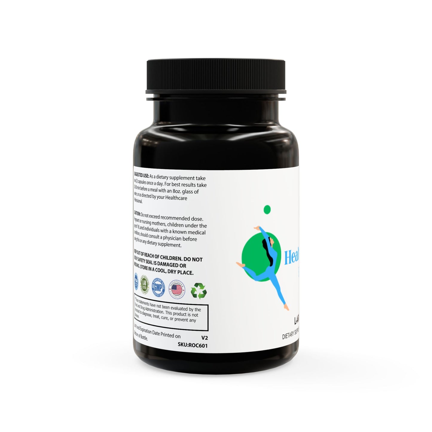 L-Arginine Supplement (60 Capsules)