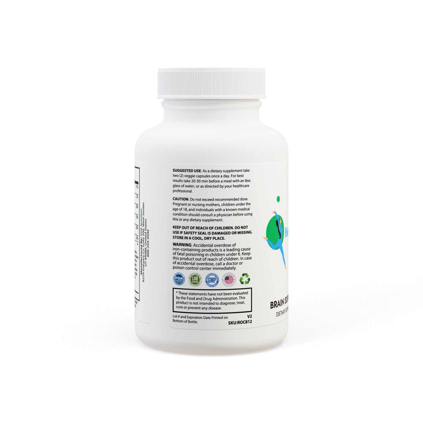 Brain Support Complex Supplement (60 Capsules)