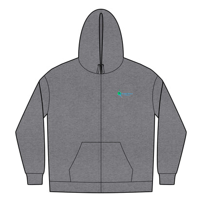 District® Unisex Jersey Full-Zip Hoodie