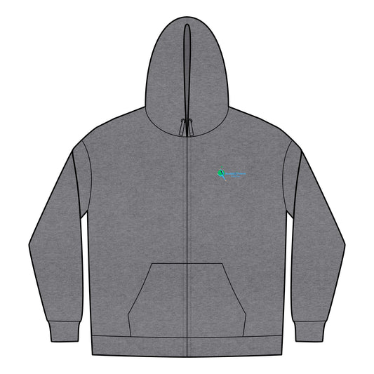 District® Unisex Jersey Full-Zip Hoodie