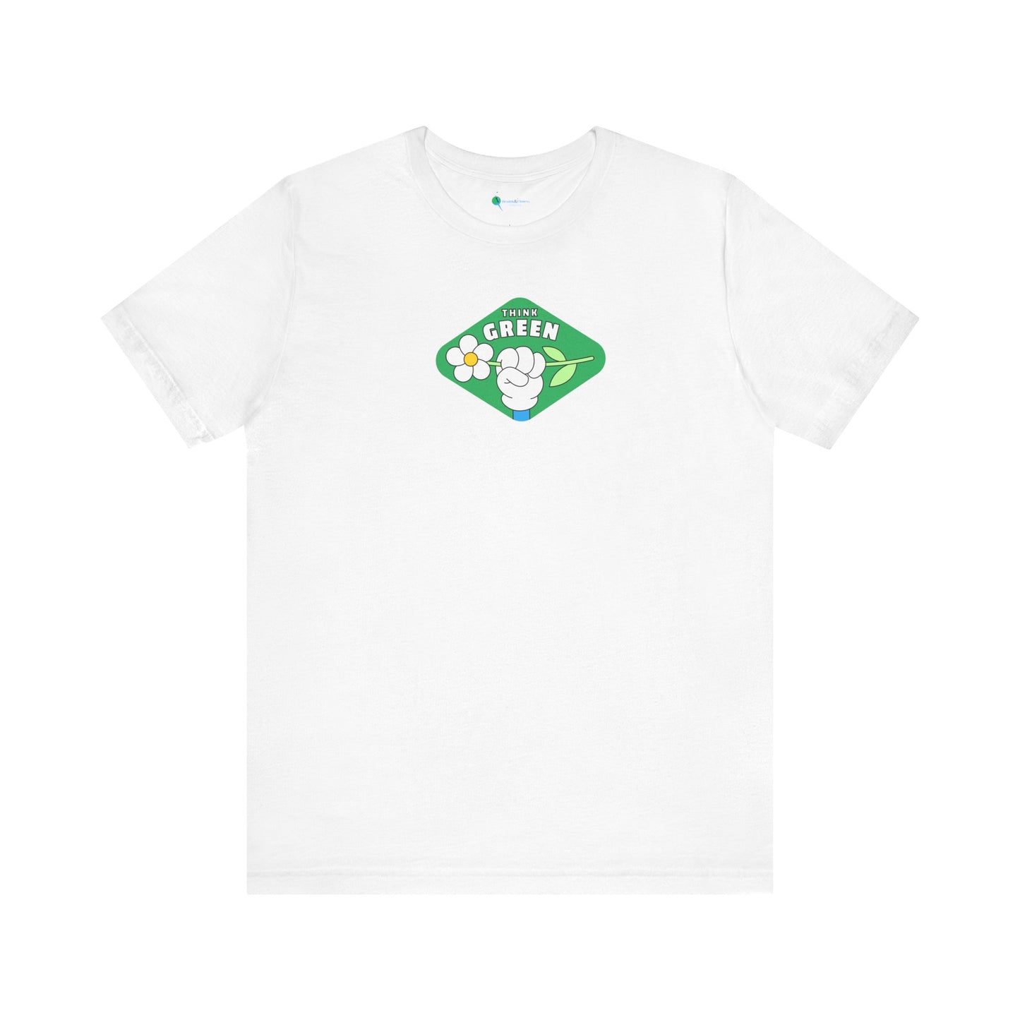 Eco-Friendly Green Paw Print Tee