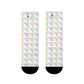 Colorful Geometric Pattern Crew Socks