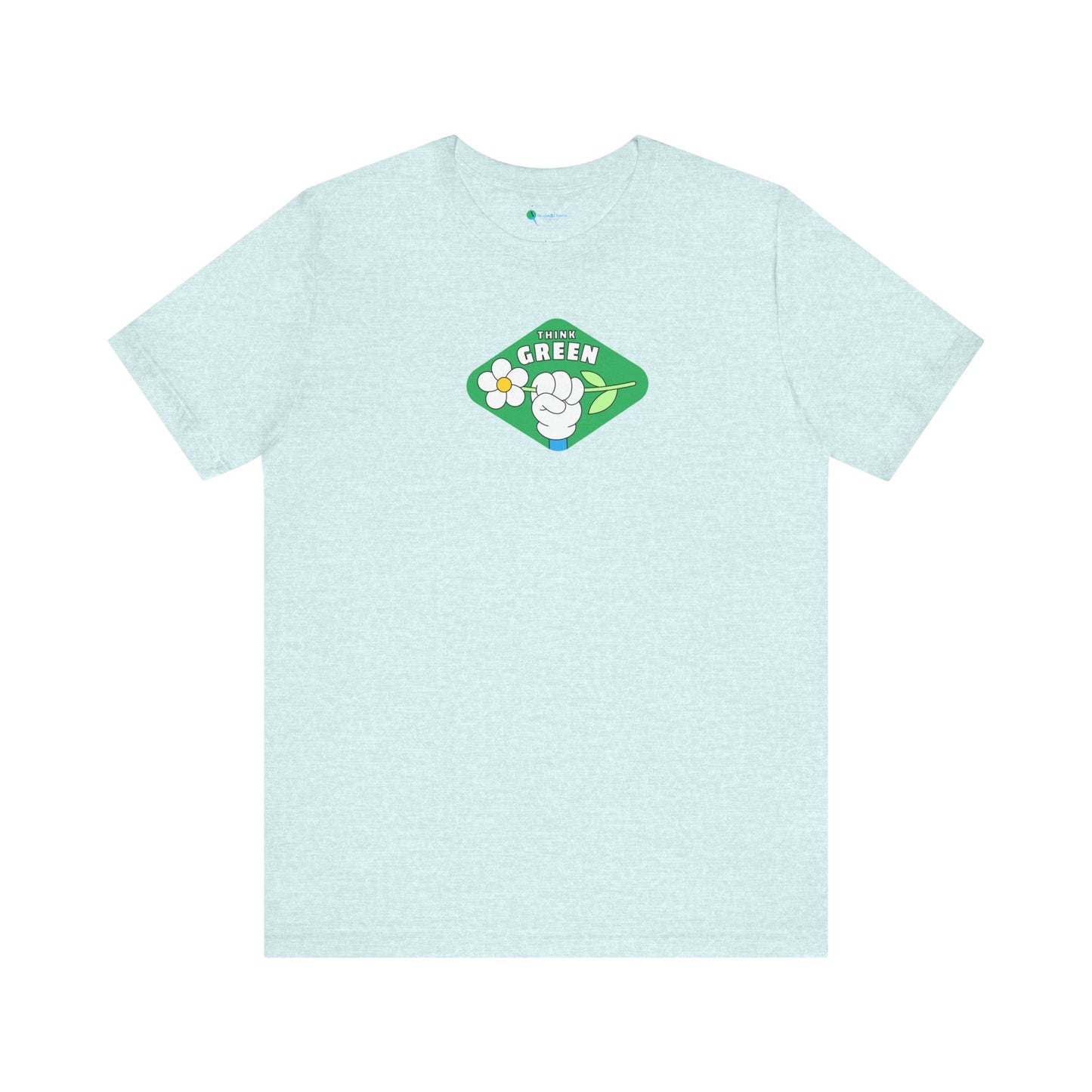 Eco-Friendly Green Paw Print Tee