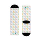 Colorful Geometric Pattern Crew Socks