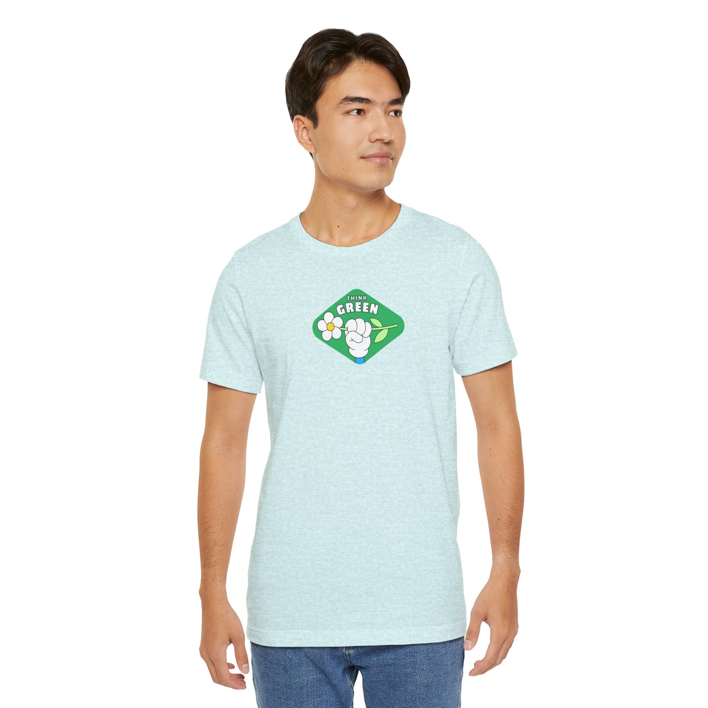Eco-Friendly Green Paw Print Tee