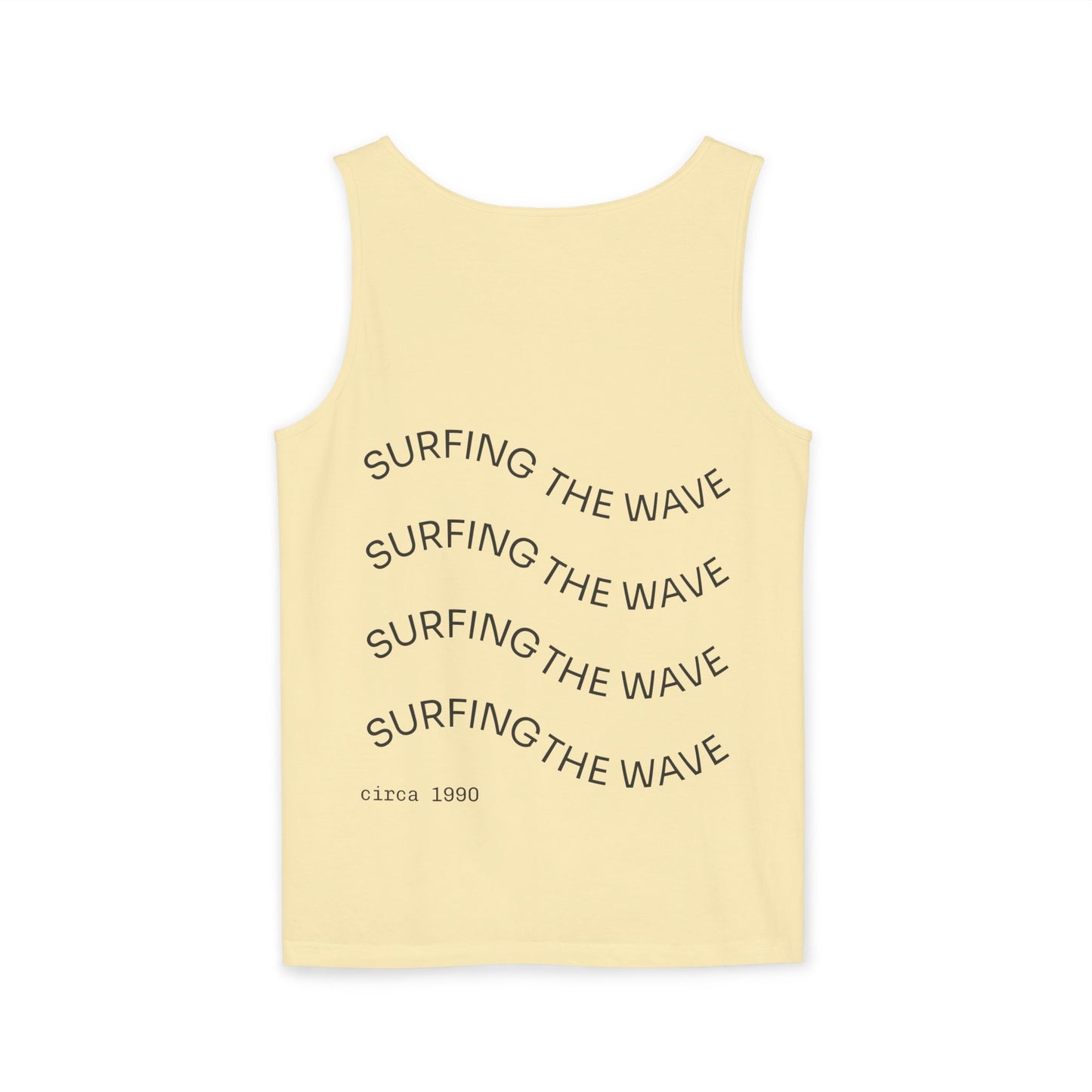 Vintage Surfing Unisex Tank Top, Summer Beachwear, Casual Style, Gift for Surfers, Retro Vibe, Outdoor Activities